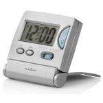 Nedis Relógio Despertador Digital Compacto p/ Viagem (2x LR44)
