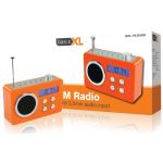 Basicxl Rádio Digital Fm Portátil Orange
