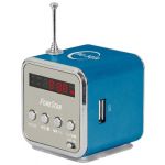 Fonestar Rádio FM c/ Ent. USB, MicroSD, MP3 (Azul) - RN-30A