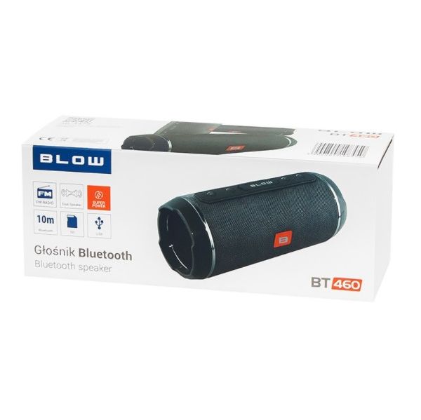 Coluna Bluetooth Portátil 2x 6W Rádio FM (Preto)