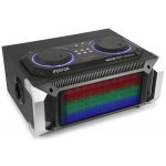Fenton Consola de Som Portátil Dj 200W C/ Usb/sd/bluetooth e Efeitos led (preto) MDJ120