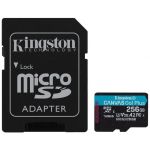 Kingston 256GB Micro SDXC Canvas Go! Plus Class 10 UHS-I U3 V30 A2 + Adaptador SD - SDCG3/256GB