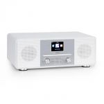 OneConcept Streamo CD Rádio Internet 2x10W WLAN DAB+ UKW CD-Player Bluetooth Branco