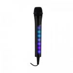 Auna Kara Dazzl Microfone Karaoke LED Efeitos de Luz Black