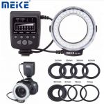 Meike FC-100 Macro Ring Flash Light com Anéis Adaptadores