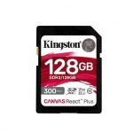 Kingston 128GB Canvas React Plus C10 UHS-II U3 V90 SDXC