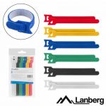 Lanberg Conjunto 12 Fitas Velcro Multicores P/ Organização