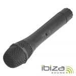 Ibiza Sound Microfone S/ Fios P/ Colunas Port Uhf 863mhz