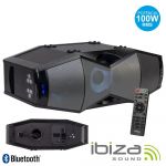 Ibiza Coluna Amplificada 100w Usb/sd/bt/fm/comando led