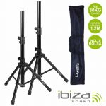 Ibiza Conjunto 2 Suportes P/ Colunas C/ Bolsa 1.2m 30kg