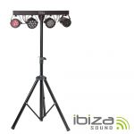 Ibiza Suporte C/ 3 Projetores Par/strobe/moon + Laser Dmx