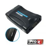 ProK Electronics Conversor Hdmi/mhl P/ Scart 720p/1080p