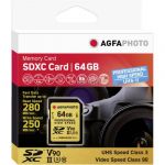 AgfaPhoto 64GB SDXC UHS II Professional High Speed U3 V90 - 10621