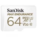 SanDisk 64GB Micro SDHC Max Endurance UHS-I U3 V30 Class 10 - SDSQQVR-064G-GN6IA