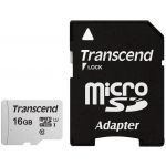 Transcend 16GB MicroSD 300S UHS-I U1/U3 V30 A1 Class 10