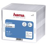 Hama Corpo "Slim" para 4 CD x10 Transparente