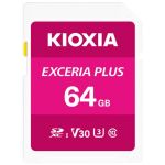 Kioxia Cartão Memória Exceria Plus SDXC 64GB Class 10 UHS-1 U3 - LNPL1M064GG4