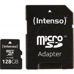 Intenso 128GB MicroSDXC Class10 + Adapter - 3413491