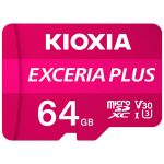 Kioxia Cartão Memória Exceria Plus microSDXC 64GB Class 10 UHS-1 U3 - LMPL1M064GG2