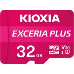 Kioxia Cartão Memória Exceria Plus microSDHC 32GB Class 10 UHS-1 U3 - LMPL1M032GG2