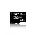 Silicon Power Cartão Memória Elite UHS-I 32GB microSDHC Ad. SP032GBS - SP032GBSTHBU1V10SP