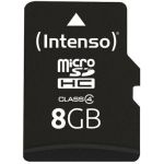 Intenso 8GB microSDHC Class4 + Adapter - 3403460