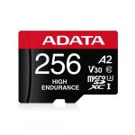 ADATA 256GB microSDXC Cartão memória High Endurance Class 10 UHS-I U3, - AUSDX256GUI3V30SHA2