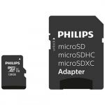 Philips Cartão Memória MicroSDXC Card 128GB Class 10 UHS-I U1 + Ad - FM12MP45B/00