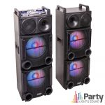 Party Light & Sound Sistema De Som PARTY-BOX412 USB / SD / Bluetooth 2 X 12 "/ 30cm 1200W