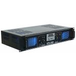 SPL Amplificador PA 2x 500W 19" MP3/USB/SD/FM + EQ (SPL 1000MP3) LEDs Azuis