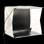 Caixa Luz LED Dobrável Estúdio Fotográfico 40 x 34 x 37 cm Plástico Branco