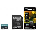 Platinet 16GB MicroSD Pro Class10 UI + Adapter - PMMSD16UI