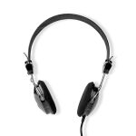 Nedis Headphones com Cabo de 1,10 M Black HPWD1104BK