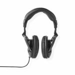 Nedis Headphones com Cabo de 2,50 M Black HPWD3200BK