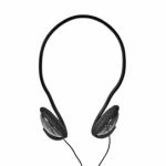 Nedis Headphones com Cabo de 2,1m Black HPWD1105BK