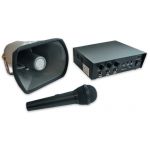 ProFTC Pack Amplificador PA 30W RMS 12/220V + Corneta 25W RMS + Microfone