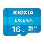 Kioxia 16GB Micro SDXC Exceria C10 UHS-I U1 Classe 10 + Adaptador SD