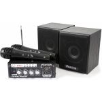 Fenton Pack Amplificador Karaoke (USB/SD/MP3/BLUETOOTH) 2x 40W RMS c/ Colunas e Microfones