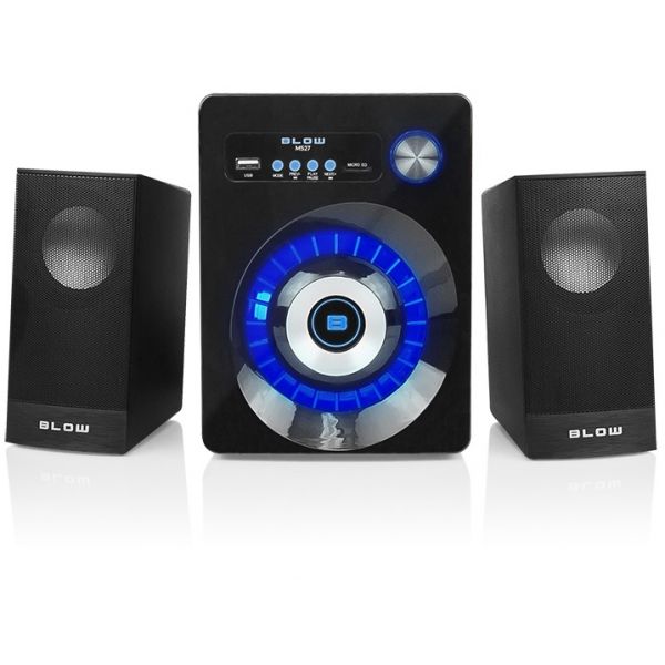 Colunas de som com Subwoofer BLUETOOTH/FM/AUX/USB/SD/MP3 (MS-27) - BLOW