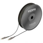 in-akustik Profi HDMI 2.0 LWL Cable micro HDMI + Adapter 30m 0092432030