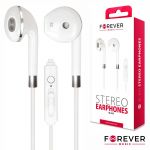 Forever Auriculares Stereo C/ Fios C/ Micro White