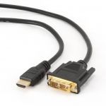 Gembird Cabo HDMI - DVI M/M 1.8m Black - CC-HDMI-DVI-6