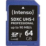 Intenso 64GB SDXC Class 10 UHS-I Professional - 3431490