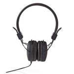 Nedis Headphones On-Ear Foldable c/ Cabo 1.20m Black - HPWD1100BK