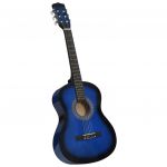 Guitarra Clássica Para Iniciantes Com Saco 3/4 36" Blue - 3055888