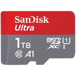 SanDisk 1TB Ultra microSDXC 100Mb/s Class 10 UHS-I A1 + SD-Adapter - SDSQUA4-1T00-GN6MA