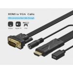 Vention Conversor Hdmi para Vga com Áudio e Alimentação (1m)