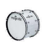 Majestic Bombo de Marcha CBS1810 18&quot;&quot;x10&quot;&quot; Branco