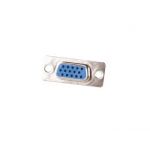 Velleman Female 15-pin D-connector - High Density - Chassi. CC010