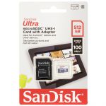 SanDisk 512GB microSDXC Ultra Lite 100MB/s - SDSQUNR-512G-GN6TA